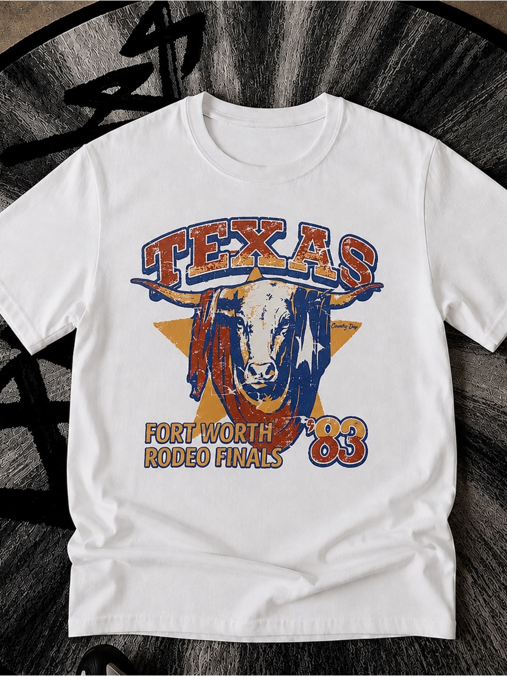 Texas 'Fort Worth Rodeo Finals '83 Shirt, Western Graphic Tee Unisex